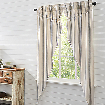 Farmhouse Prairie Swags & Curtains