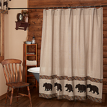 Rustic Shower Curtains