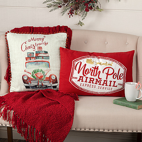 Seasonal Pillows & Throws