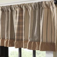 Sawyer Mill Charcoal Patchwork Valance 19x72