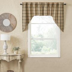 Cider Mill Plaid Swag Set of 2 36x36x16