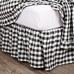 Annie Buffalo Black Check King Bed Skirt 78x80x16