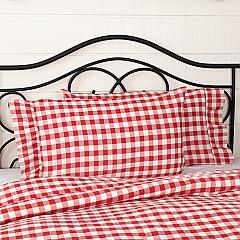 Annie Buffalo Red Check Standard Pillow Case Set of 2 21x30+4