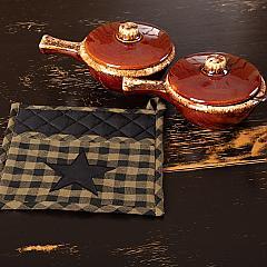 Black Star Pot Holder 8x8