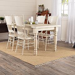 Burlap Natural Chindi/Rag Rug 60x96