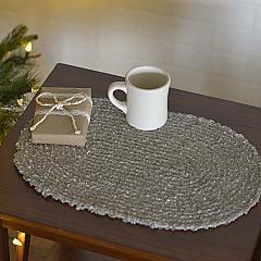 Dyani Silver Placemat Set of 6 12x18