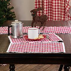 Emmie Red Placemat Set of 6 12x18