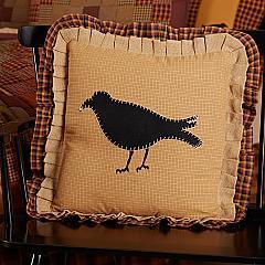 Heritage Farms Primitive Crow Pillow 18x18