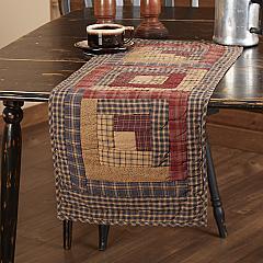 VHC Millsboro Log Cabin Patch Chair Pad