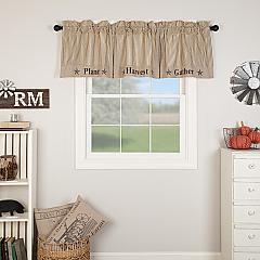 Sawyer Mill Charcoal Gather Valance 20x72