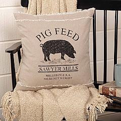 VHC Brands Cider Mill Primitive Pig Pillow 14x18