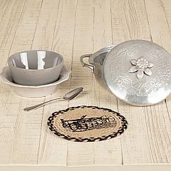 Sawyer Mill Charcoal Plow Jute Trivet 8