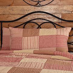 Sawyer Mill Red King Sham 21x37