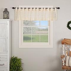 Willow Creme Tab Top Valance 16x90