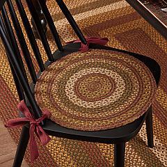 Tea Cabin Jute Chair Pad 15 inch Diameter Set of 6
