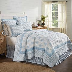 Avani Blue Twin Quilt 68Wx86L