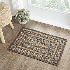 Espresso Jute Rug Rect w/ Pad 20x30