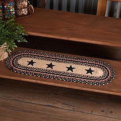 Colonial Star Jute Stair Tread Oval Latex 8.5x27