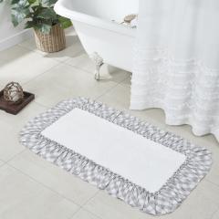 Annie Buffalo Grey Check Bathmat 27x48