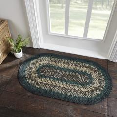 Pine Grove Jute Rug Oval w/ Pad 27x48