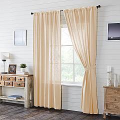 Burlap Vintage Panel Set of 2 96x50