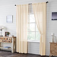 Tobacco Cloth Natural Panel Set of 2 96x40