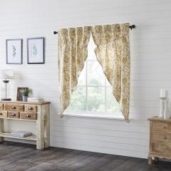 Dorset Gold Floral Prairie Short Panel Set of 2 63x36x18