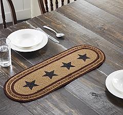 Potomac Jute Runner Stencil Stars 8x24