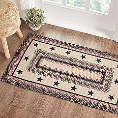 Colonial Star Jute Rug Rect w/ Pad 27x48