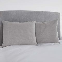 Burlap Dove Grey Standard Sham 21x27