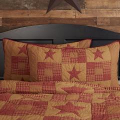 Ninepatch Star King Sham 21x37