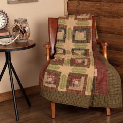 Tea Cabin Throw Quilted 60x50