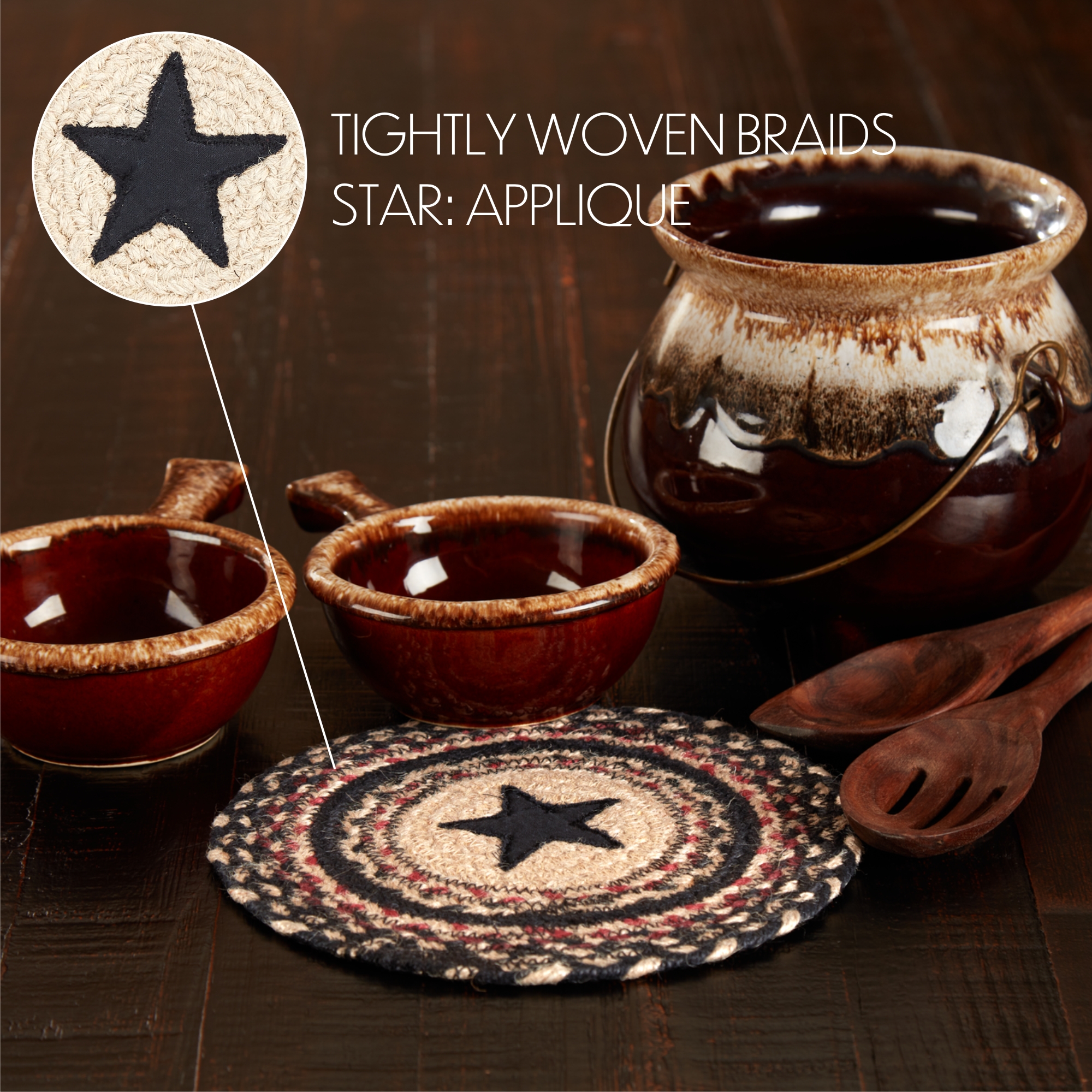 VHC Brands Colonial Star Trivet - Thumbnail 5
