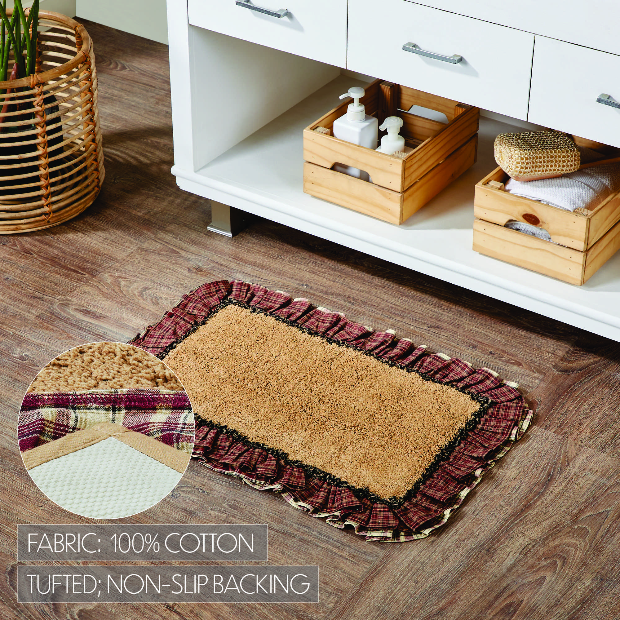 Beckham Bathmat 20x30 VHC Brands
