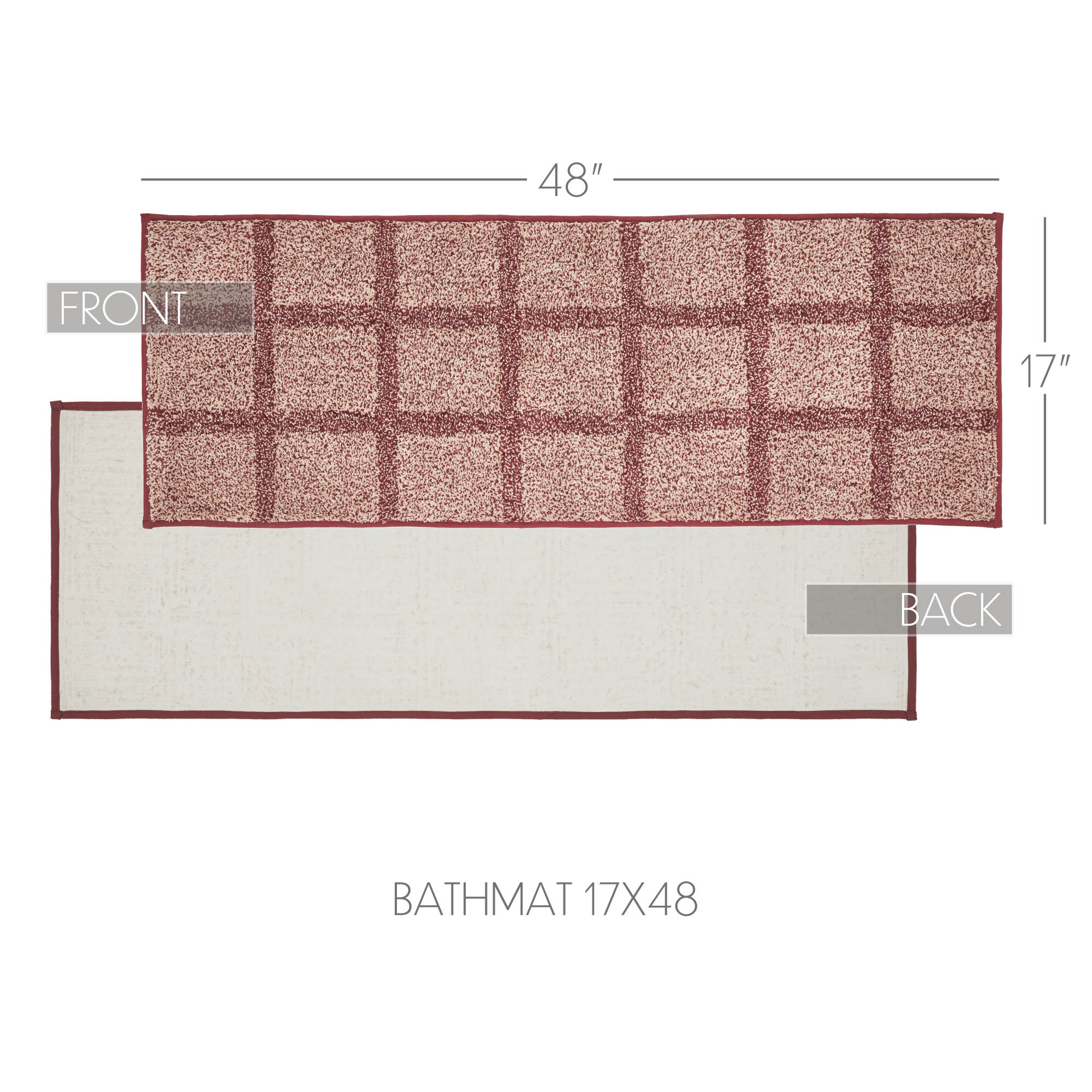 Connell Bathmat 17x48 VHC Brands