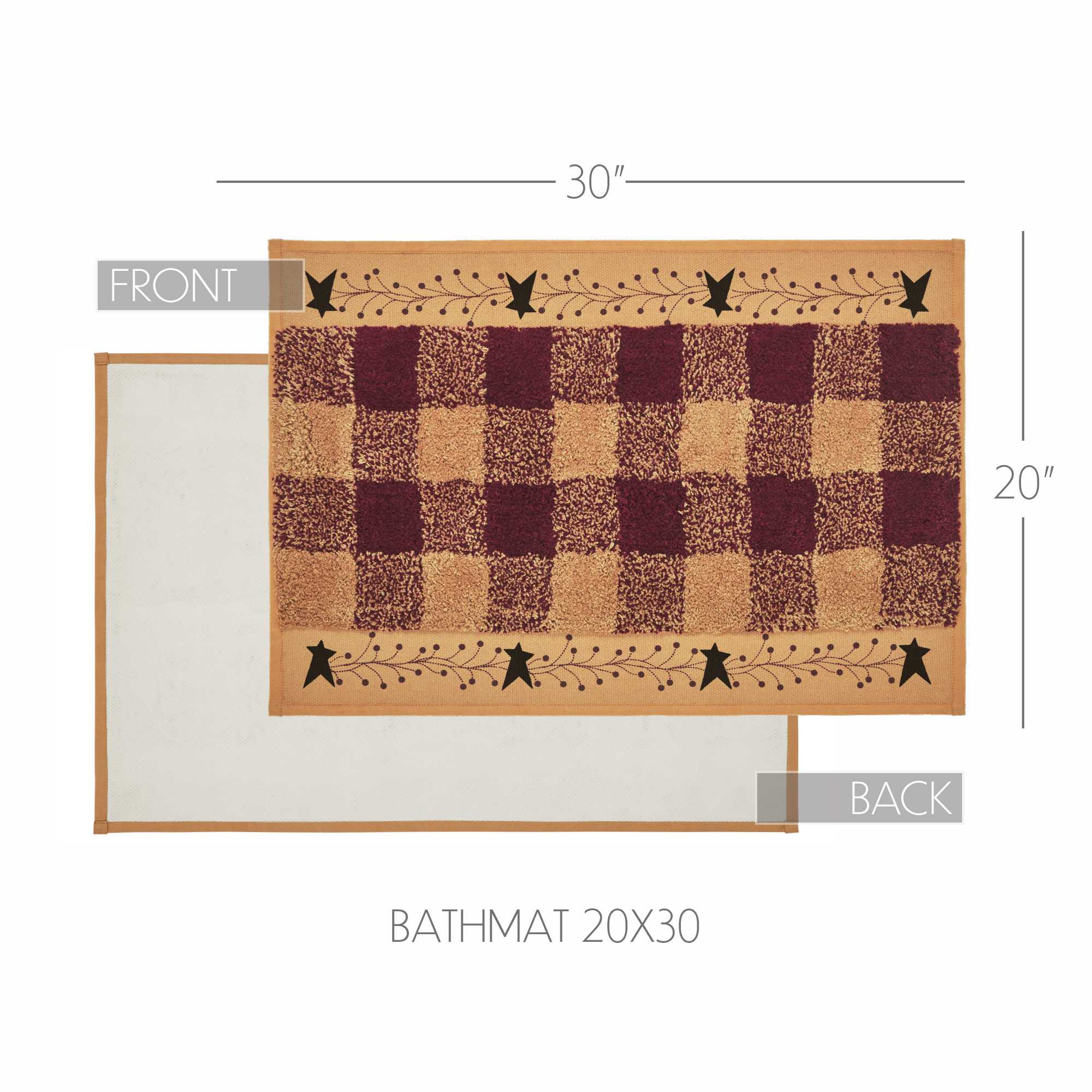 Pip Vinestar Bathmat 20x30 VHC Brands