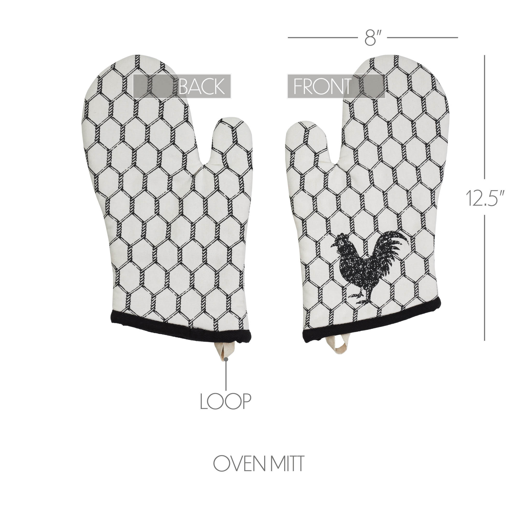 Down Home Oven Mitt VHC Brands