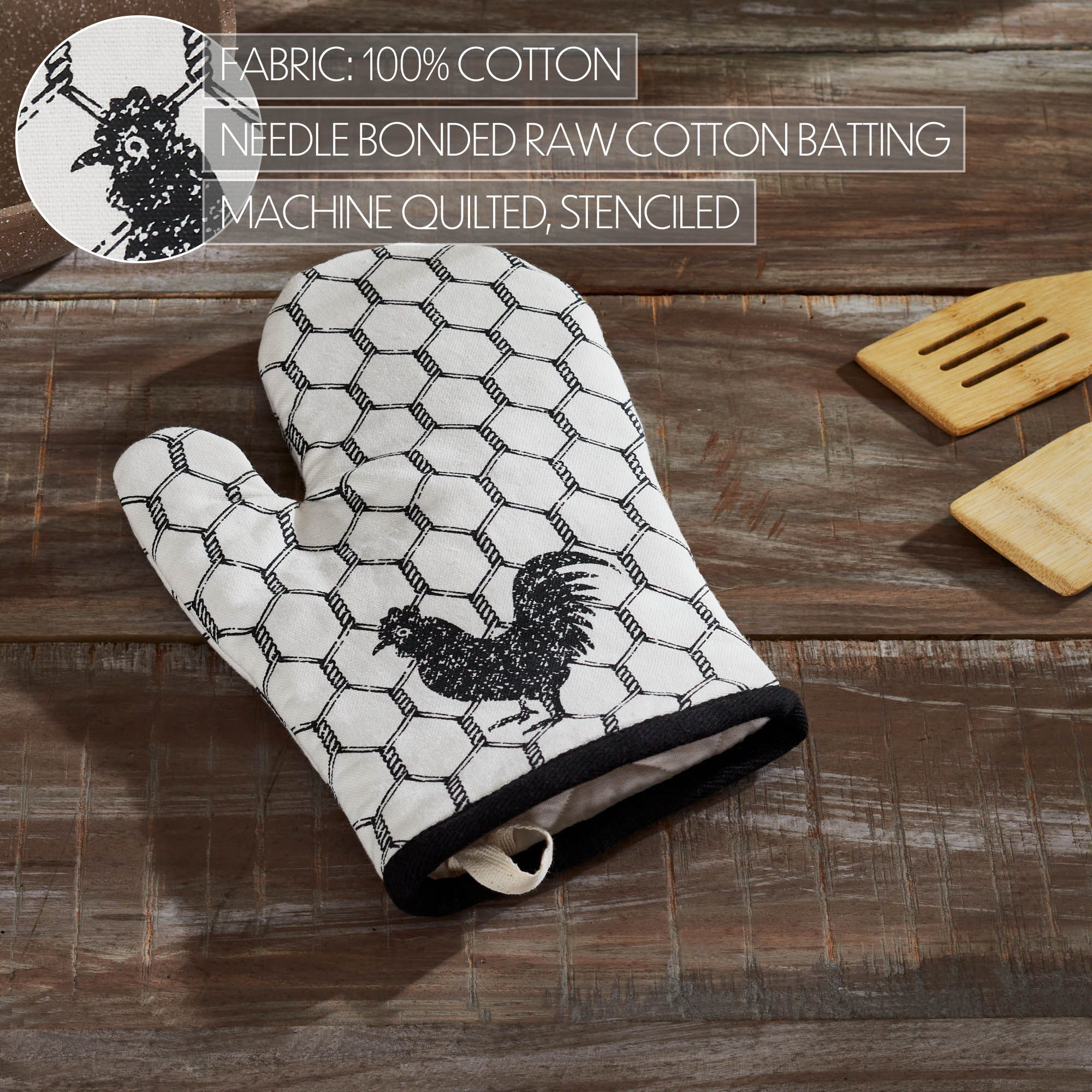 Down Home Oven Mitt VHC Brands