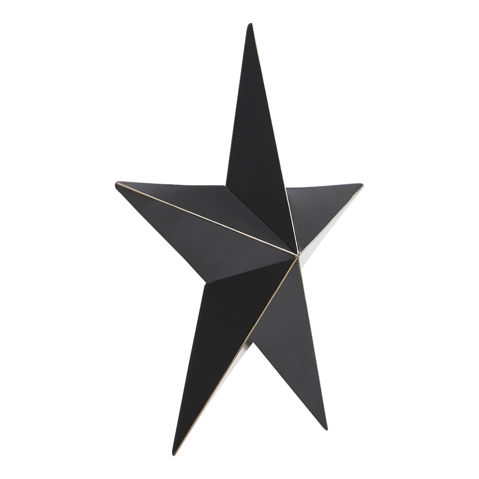 Metal Star Distressed Black 8x8 VHC Brands