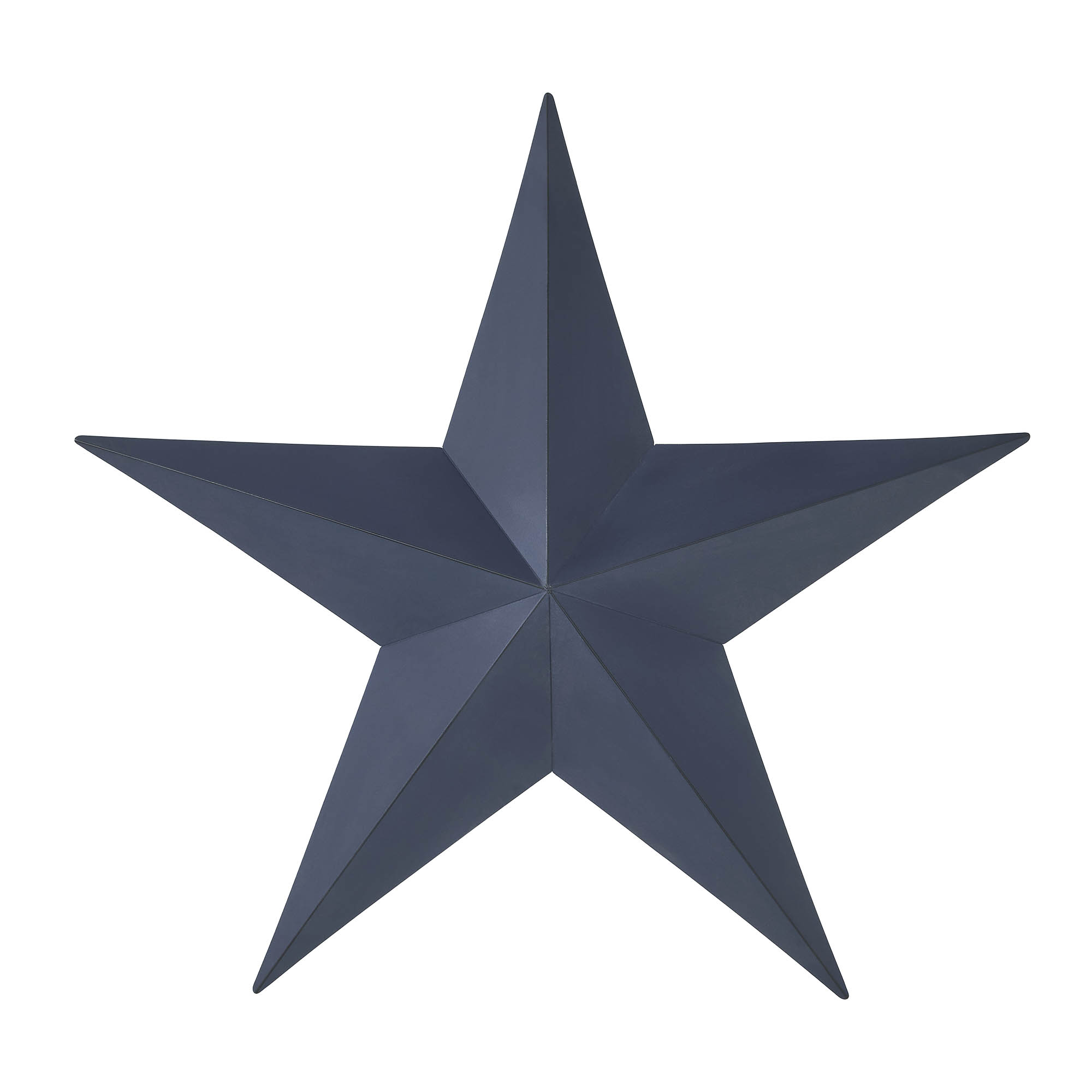 Metal Star Distressed Navy 18x18 VHC Brands