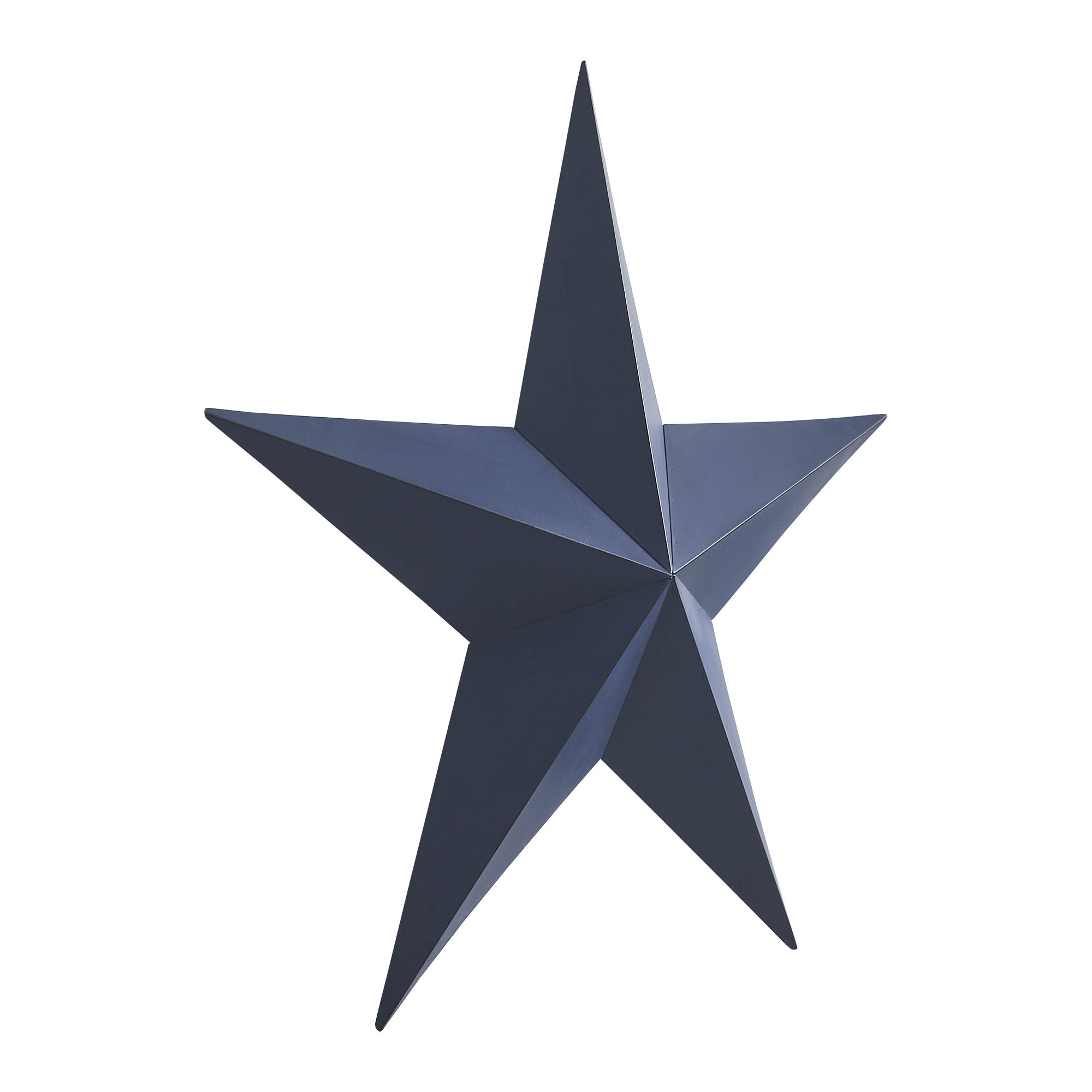 Metal Star Distressed Navy 18x18 VHC Brands