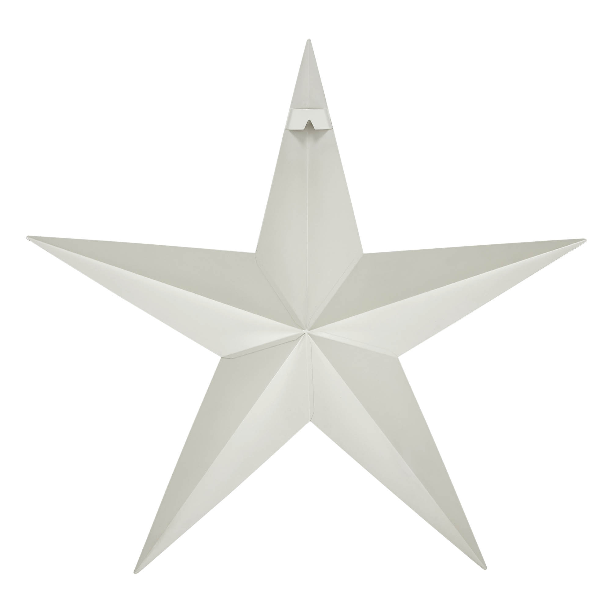 Metal Star Distressed Creme 24x24 VHC Brands
