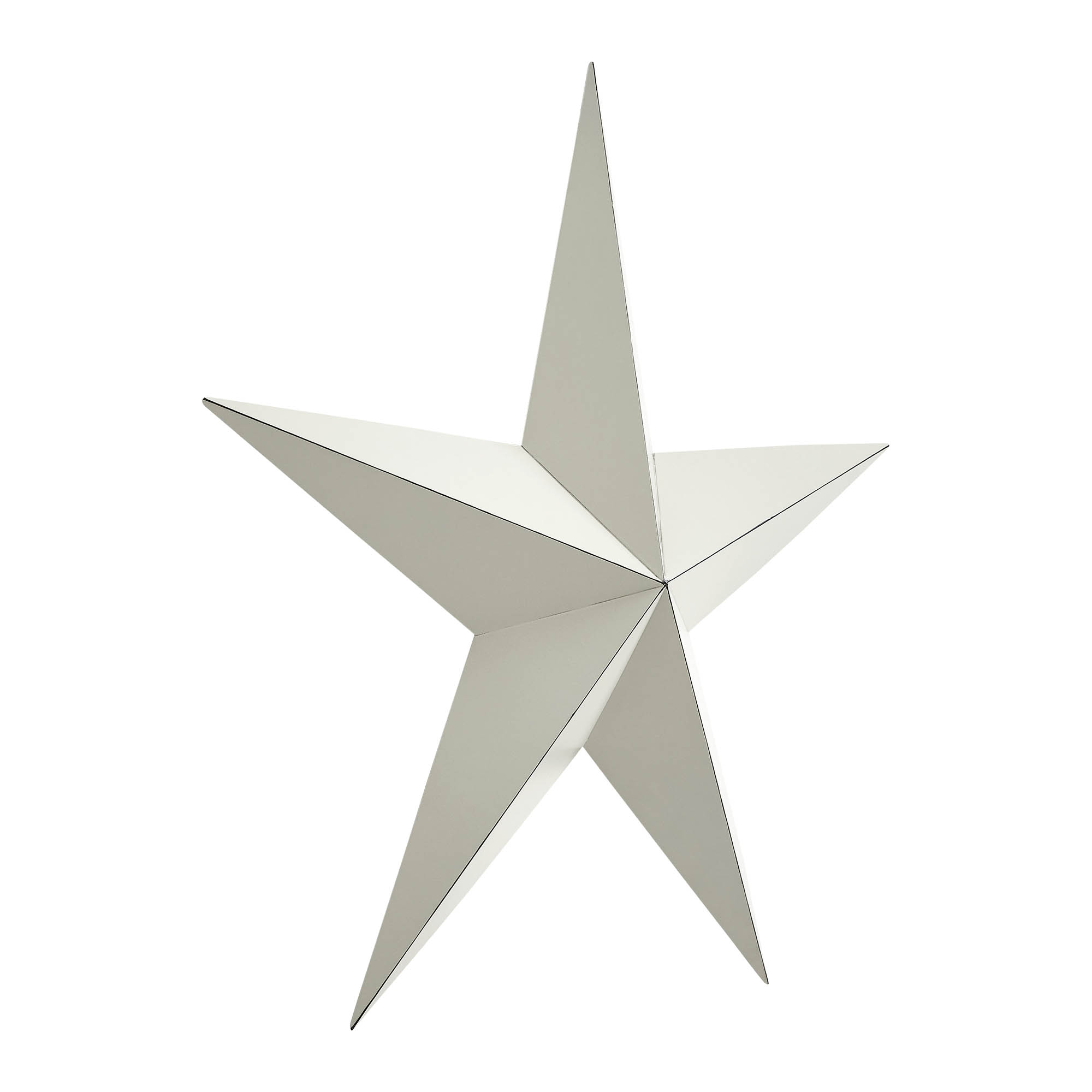 Metal Star Distressed Creme 24x24 VHC Brands