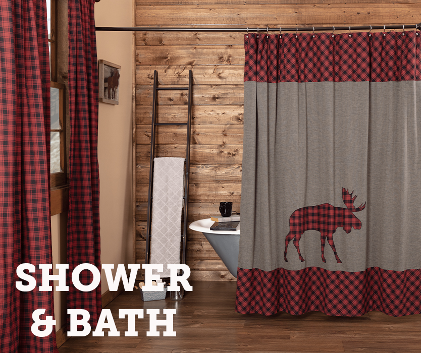 RUSTIC SHOWER AND BATH