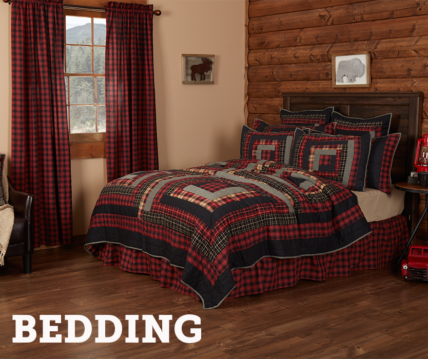 RUSTIC BEDDING